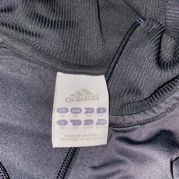 Rare Sparkle Adidas 3 Stripe Zip Up - Picture 2 of 4